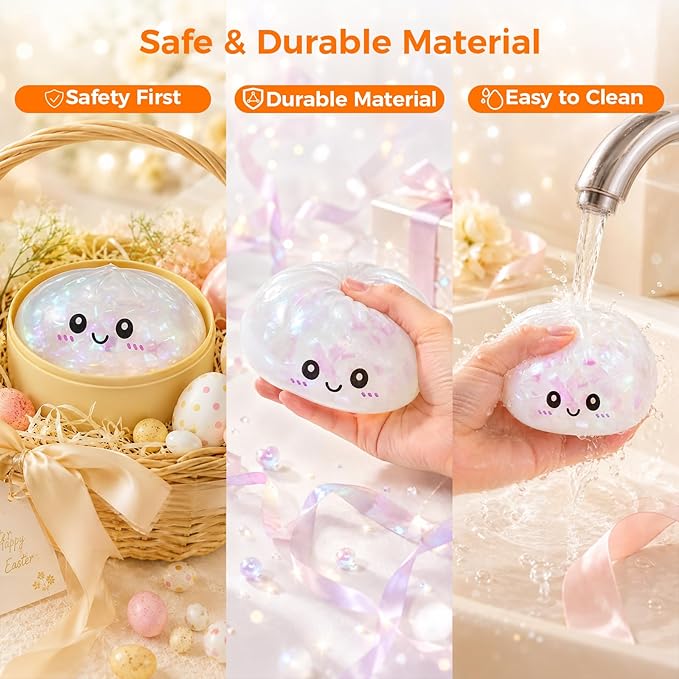 Dumpling Squishy Mystery Box, Random 1 of 14 Colors 5 Dumpling Squishy Mystery Box, Random 1 of 14 Colors - Image 5