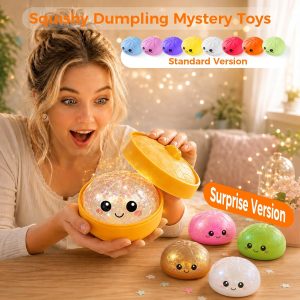 Dumpling Squishy Mystery Box, Random 1 of 14 Colors 9 10016 1