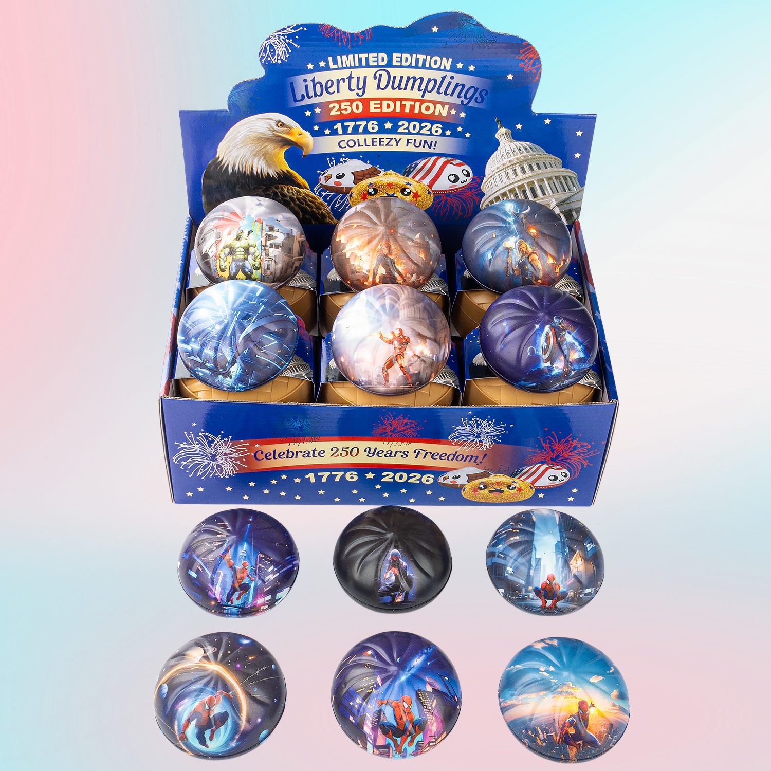Rainbow Mystery Dumpling 12pcs 011 1 Rainbow Mystery Dumpling 12pcs 011